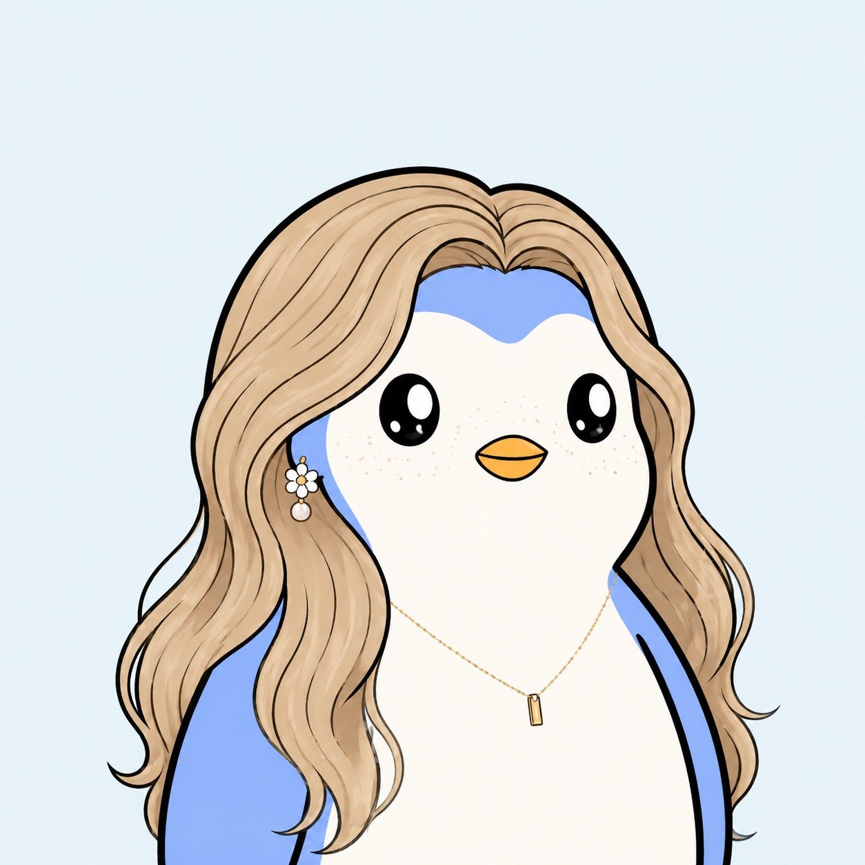TENSEFLIX mascot illustration for Elnura Duisenova